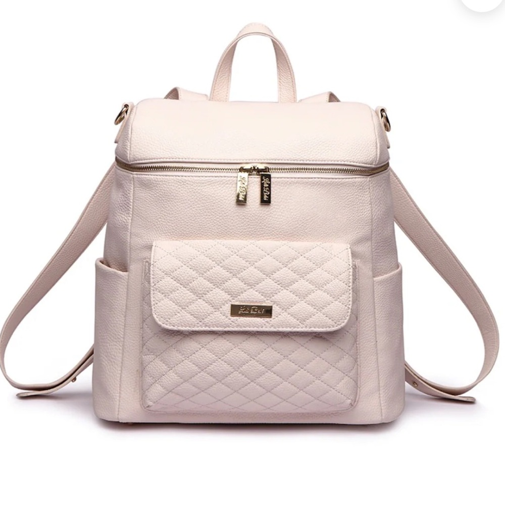 LULI BEBE MONACO DIAPER BAG IN
PASTEL PINK